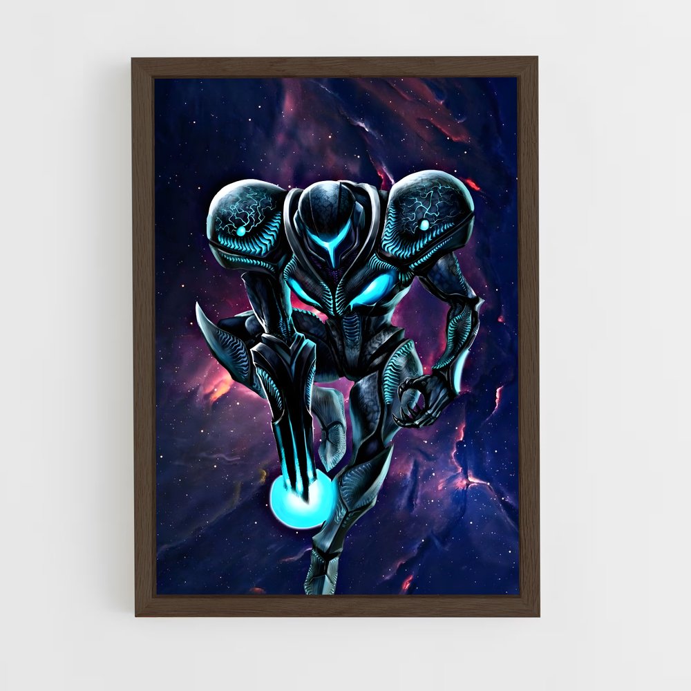 Poster L'Obscurité Étoilée – affiche Metroid (vue 5)